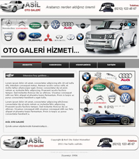 Oto Galeri web sitesi