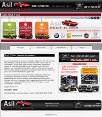 Rent A Car web sitesi
